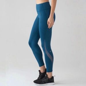 Lululemon Invigorate‎ 7/8 Tight Poseidon